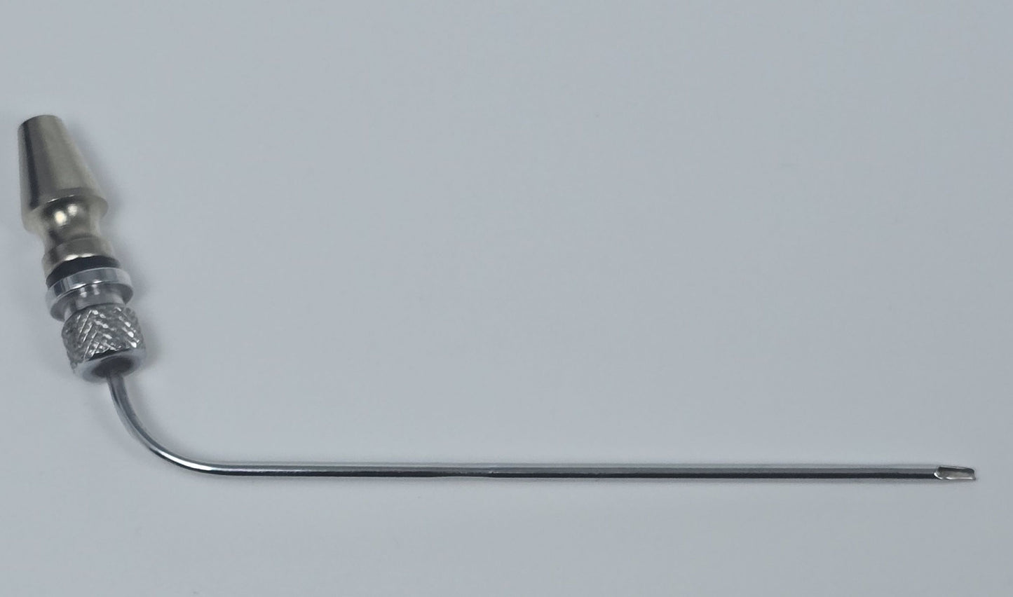 11010 Arterial Tube 4" Curved Slip Hub Indented Tie-off Full-Flow