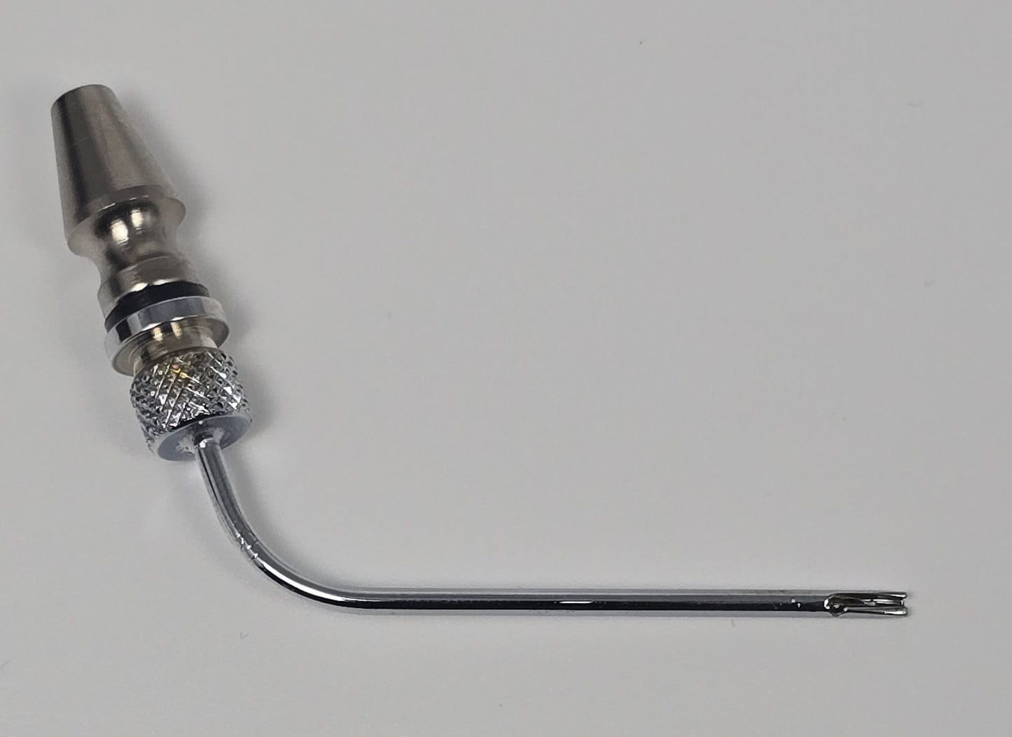 11020 Arterial Tube 2" Curved Slip Hub Indented Tie-off Full-Flow