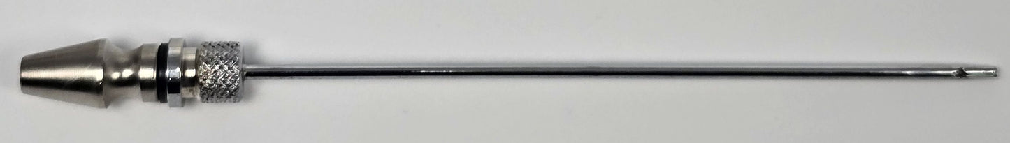 902 Arterial Tube 4" Straight Slip Hub Indented Tie-off Slotted Vent