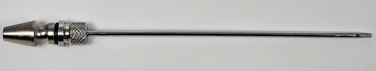 903 Arterial Tube 4" Straight Slip Hub Indented Tie-off Slotted Vent