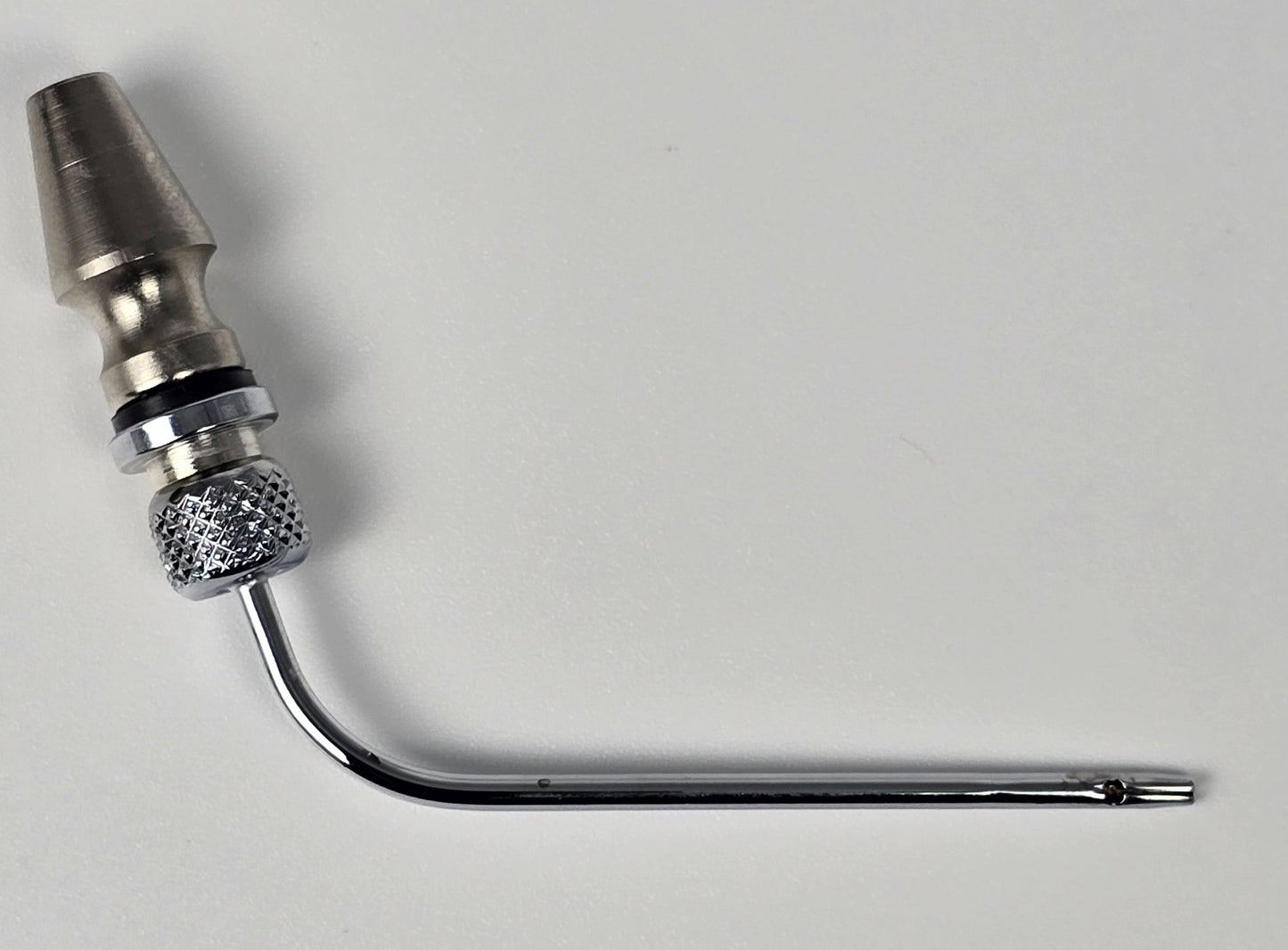 935-S Arterial Tube 2" Curved Slip Hub Indented Tie-off Slotted Vent