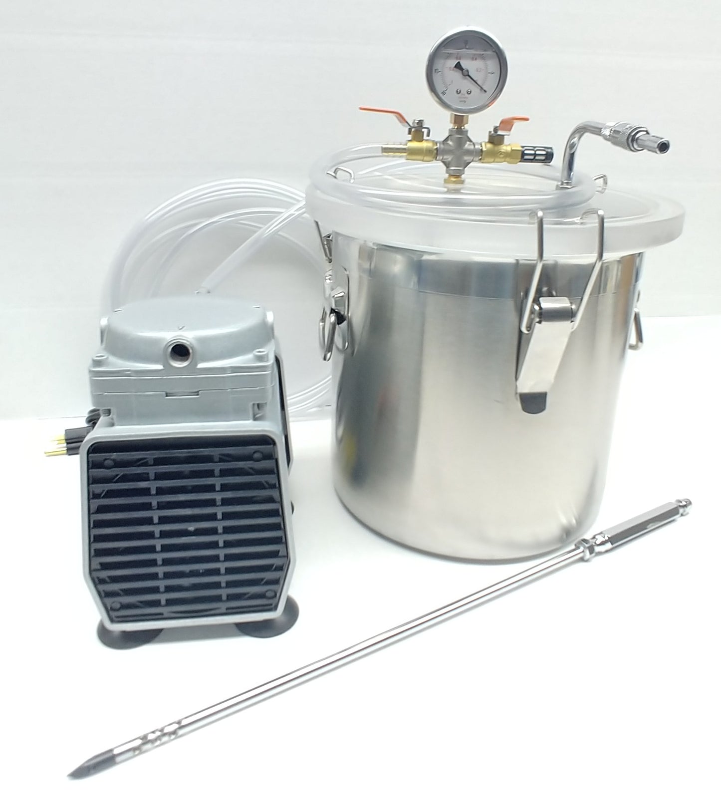 Electric Vacuum Pump with 3 Gallon Collection Tank — Electric Vacuum Pump with Collection Tank