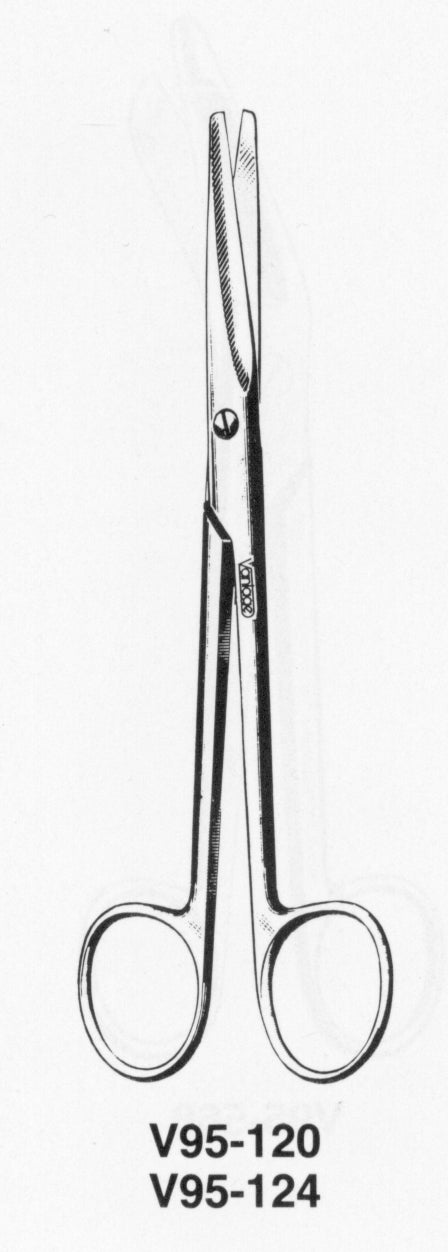 Mayo Curved Scissors, 5 1/2" - V95-120 — 1109
