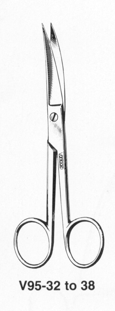 V95-32 Curved Nail Shear - 4.5 in — 1190