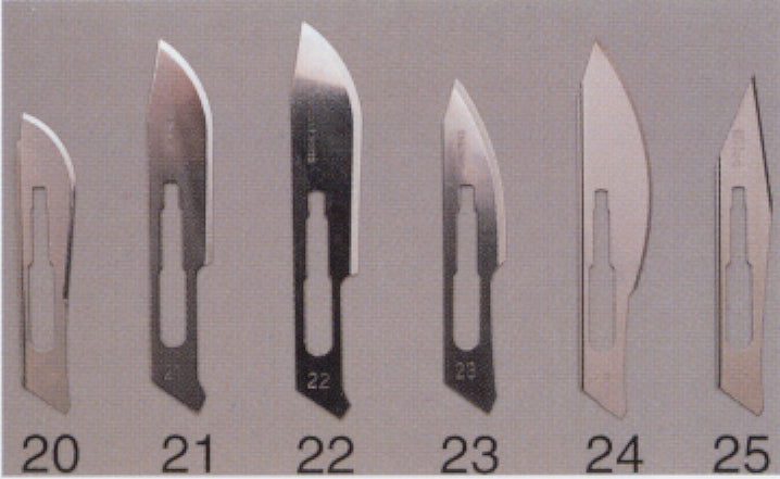 Pack of six Blades any style – The Slaughter Instrument Co. Inc.