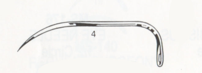 Loopuyt's Suture Needle 1846-4, Stainless Steel — 3 Loopuyt's/Thumb 1846-4