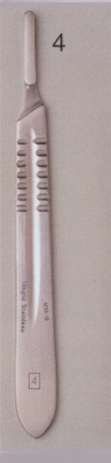 Scalpel Handle #4 - Stainless Steel — 4 H
