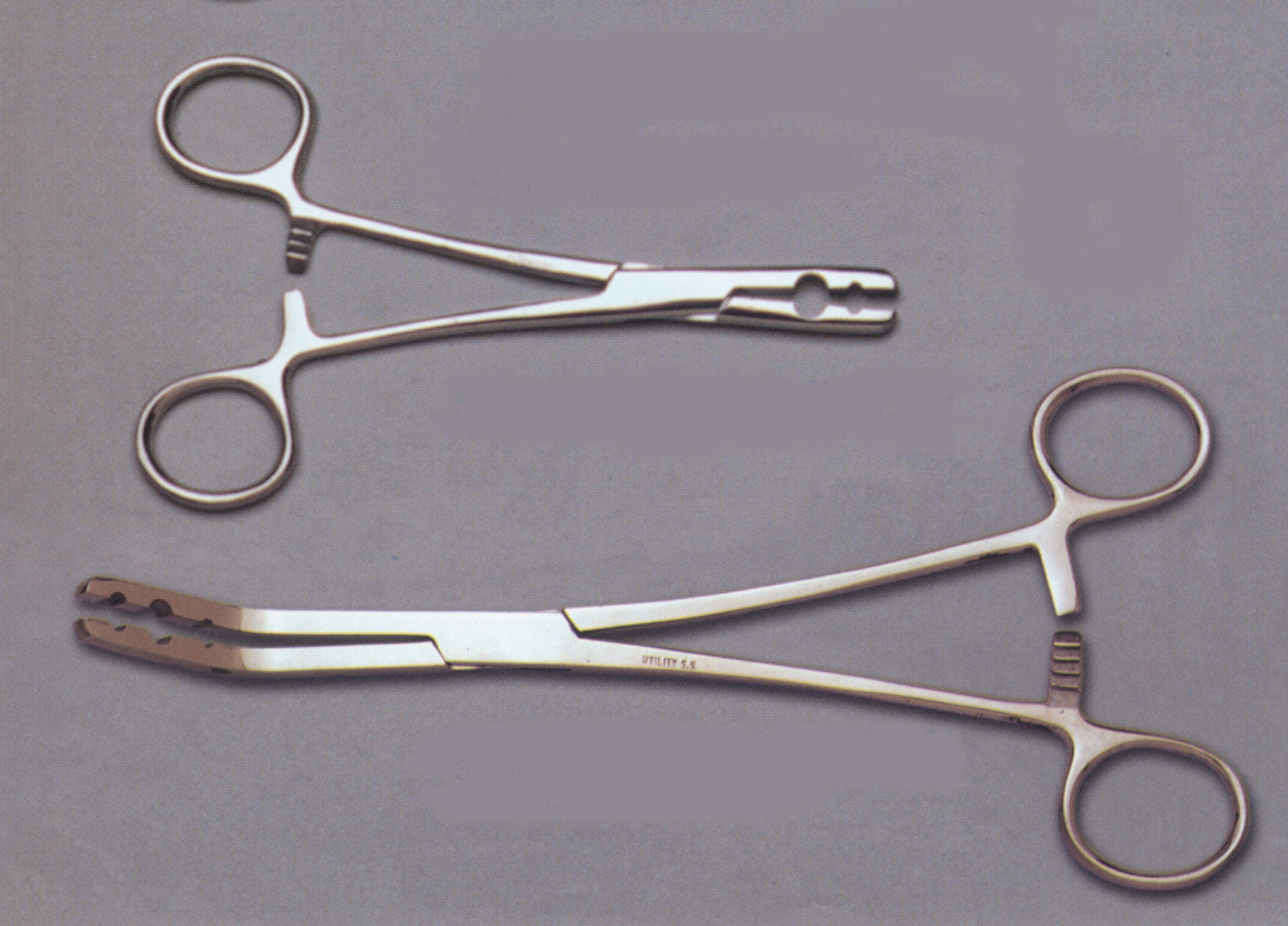 Fixation Forceps, 5 1/2 in, Straight, 2 Hole — 580