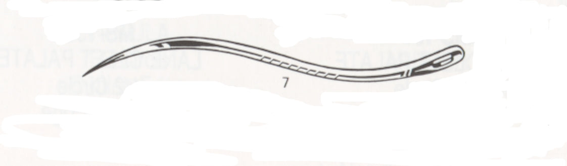 6-0 Post Mortem Double Curved Needle — 6-0 Post Mortem Double Curved 1819-4