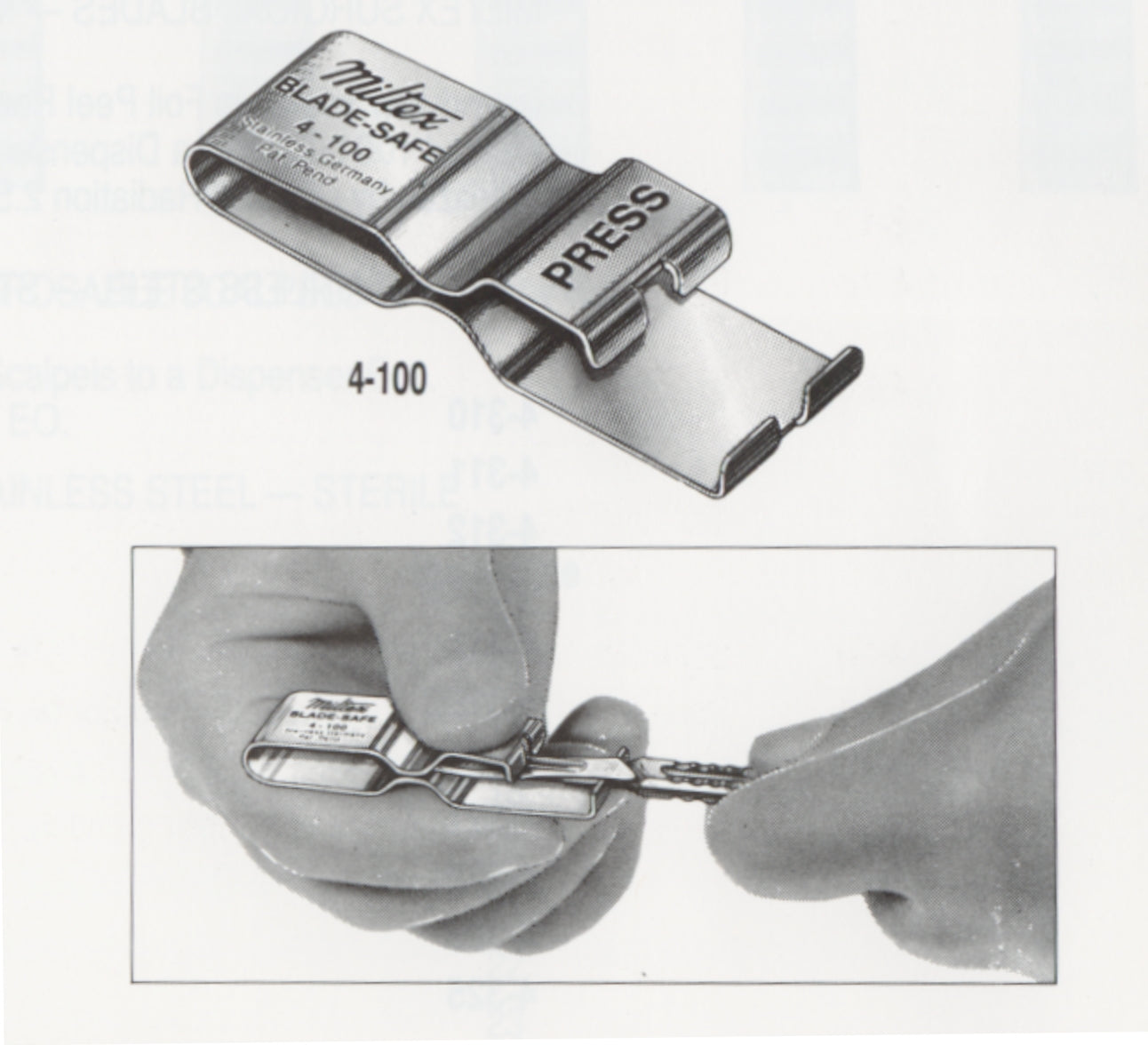 Blade Safe Scalpel Blade Remover - Model 4-100