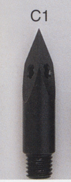 6101 Standard Trocar with 3/8" Point and Irrigation Holes — 6101 Standard Trocar Point 3/8