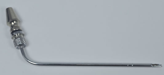 11008 Arterial Tube 4" Curved Slip Hub Indented Tie-off Full-Flow