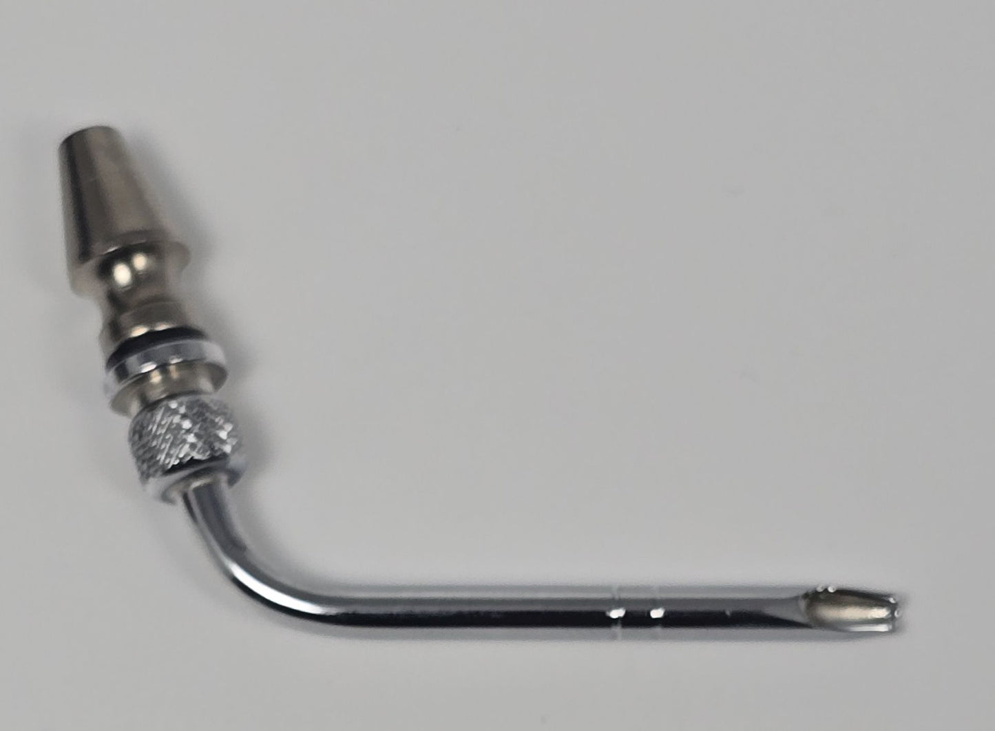 11016 Arterial Tube 2" Curved Slip Hub Indented Tie-off Full-Flow