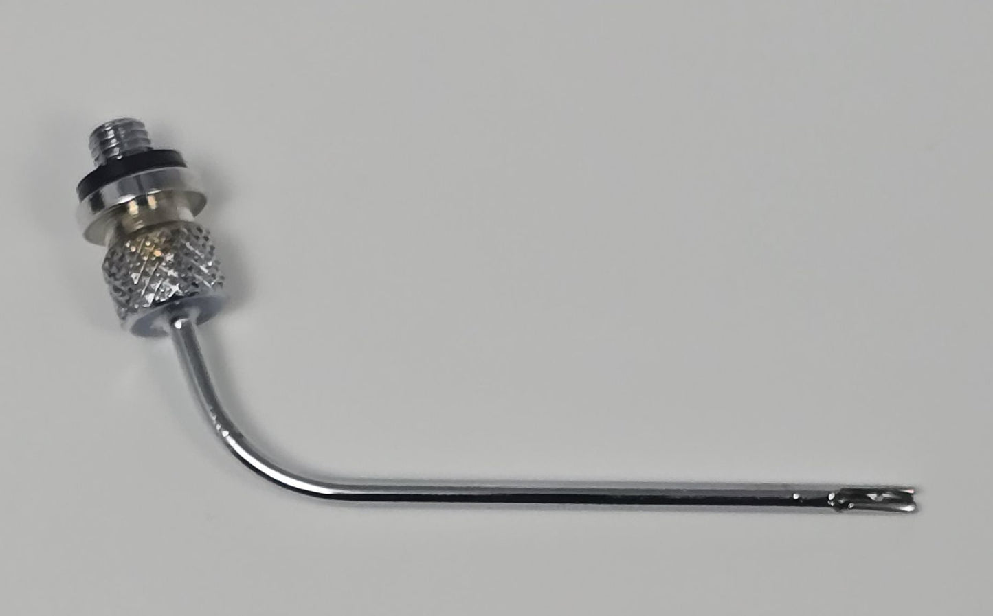 11019 Arterial Tube 2" Curved Threaded Hub Indented Tie-off Full-Flow