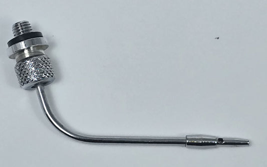 349-D Arterial Tube 2" Curved Threaded Hub Indented Tie-off Triple Vent Extension