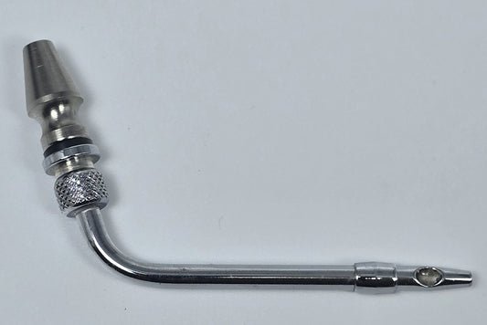 354-B Arterial Tube 2" Curved Slip Hub External Tie-off Triple Vent