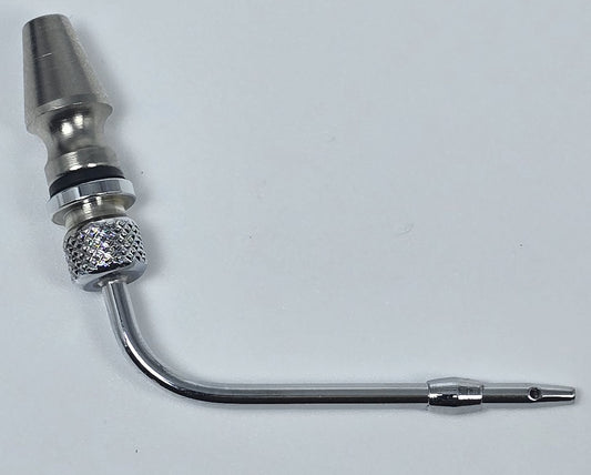 354-C Arterial Tube 2" Curved Slip Hub External Tie-off Triple Vent