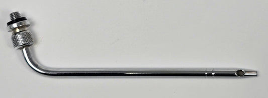 901-C Arterial Tube 4" Curved Slip Hub Indented Tie-off Slotted Vent