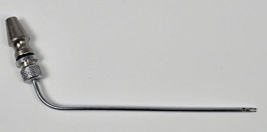 903-C Arterial Tube 4" Curved Slip Hub No Tie-off Slotted Vent