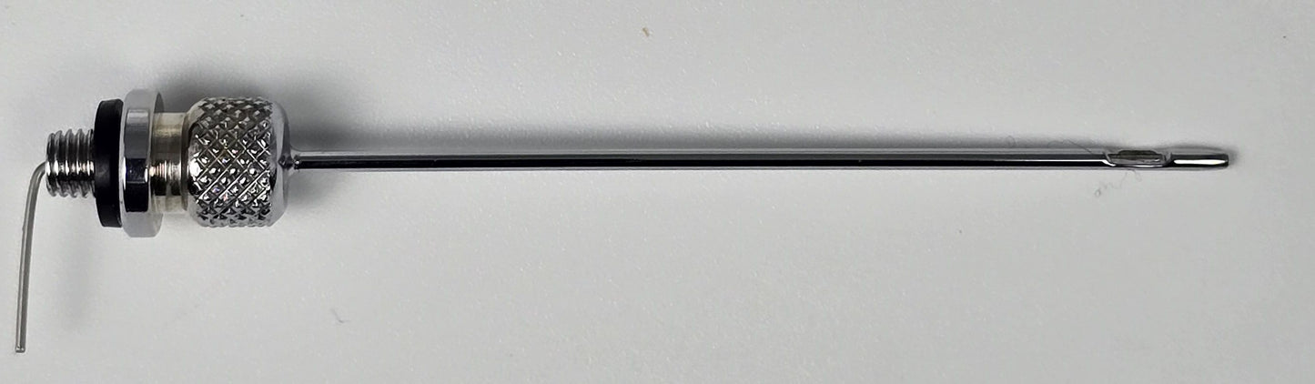 924 Arterial Tube 2" Straight Threaded Hub No Tie-off Probe Tip