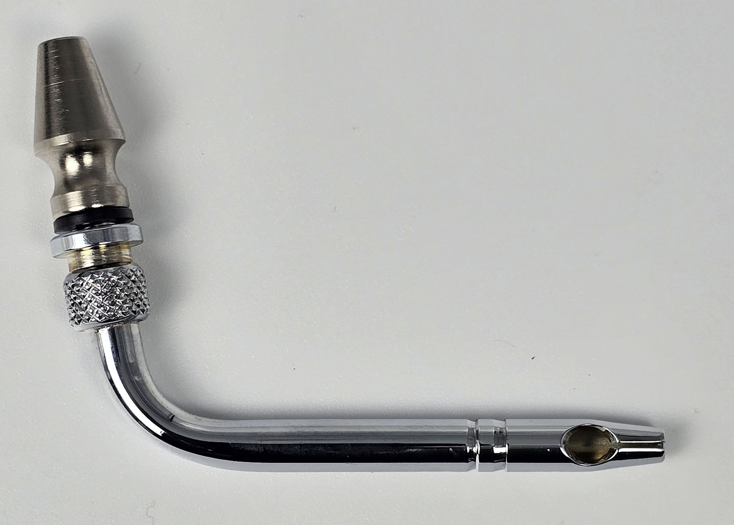 930-S Arterial Tube 2" Curved Slip Hub Indented Tie-off Slotted Vent