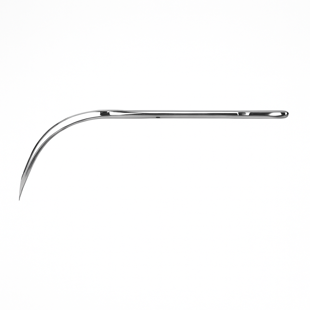5 Regular Half Curved Stainless Steel Suture Needles 1820-1 — 5 Regular Surgeon Half Curved 1820-1