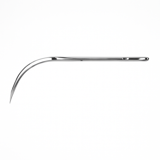 5 Regular Half Curved Stainless Steel Suture Needles 1820-1 — 5 Regular Surgeon Half Curved 1820-1