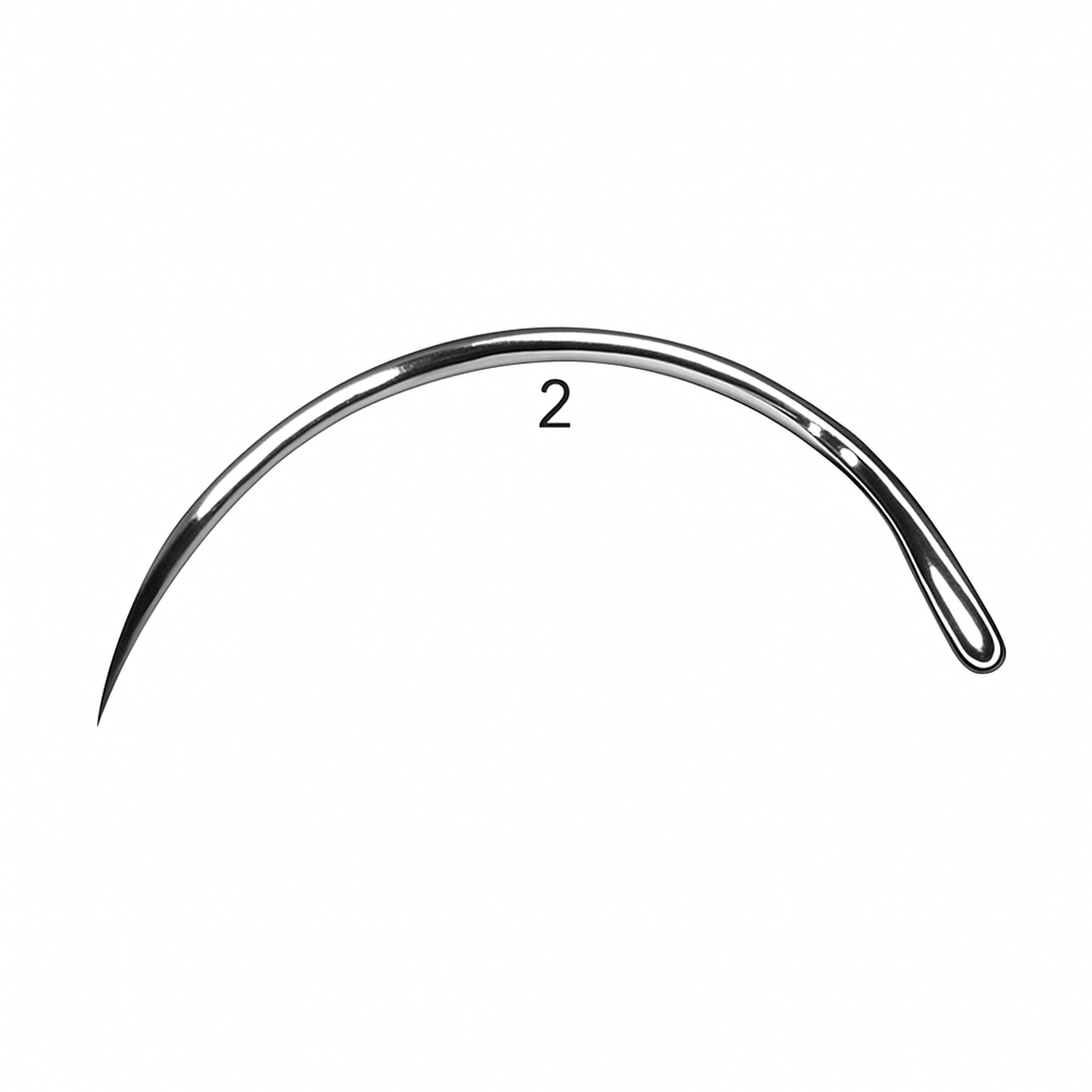 4 Regular Surgeon Suture Needle 3/8 Circle 1822-2 — 4  Regular Surgeon 3/8 Circle 1822-2
